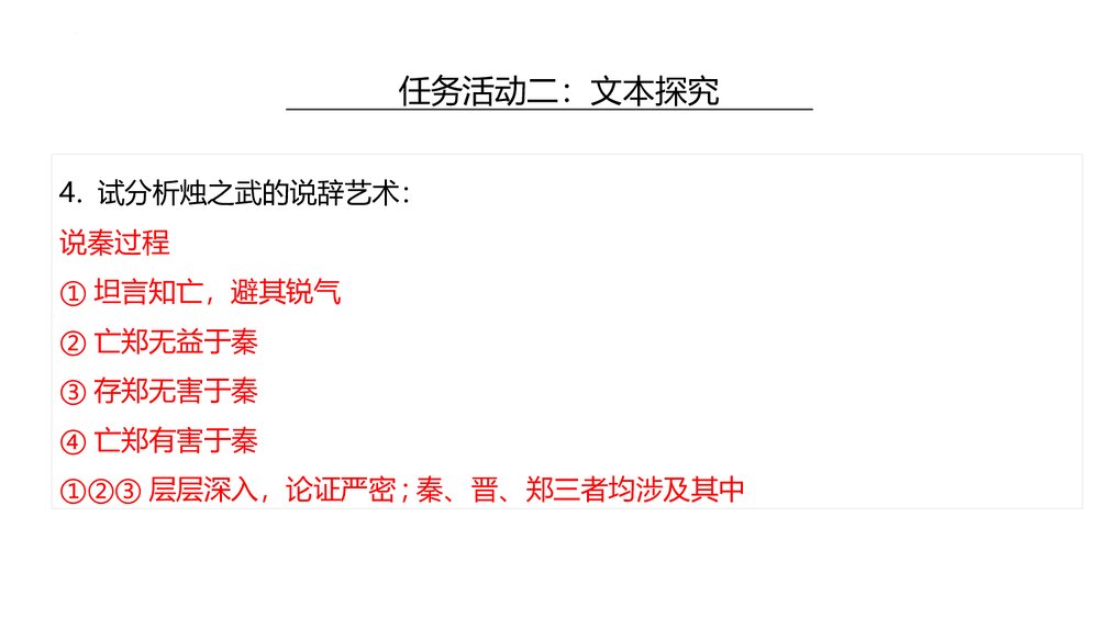 《烛之武退秦师》统编版高中语文必修二PPT课件(第2课时)8