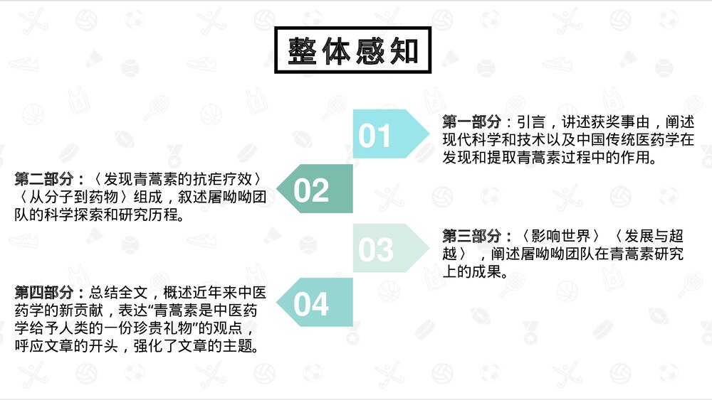 《青蒿素：人类征服疾病的一小步》高中语文统编版必修二PPT课件4