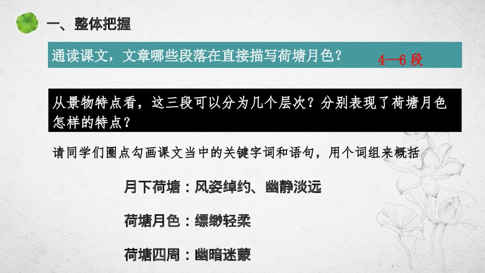 《荷塘月色》高中语文统编版必修一PPT课件7
