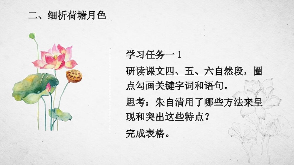 《荷塘月色》高中语文统编版必修一PPT课件9