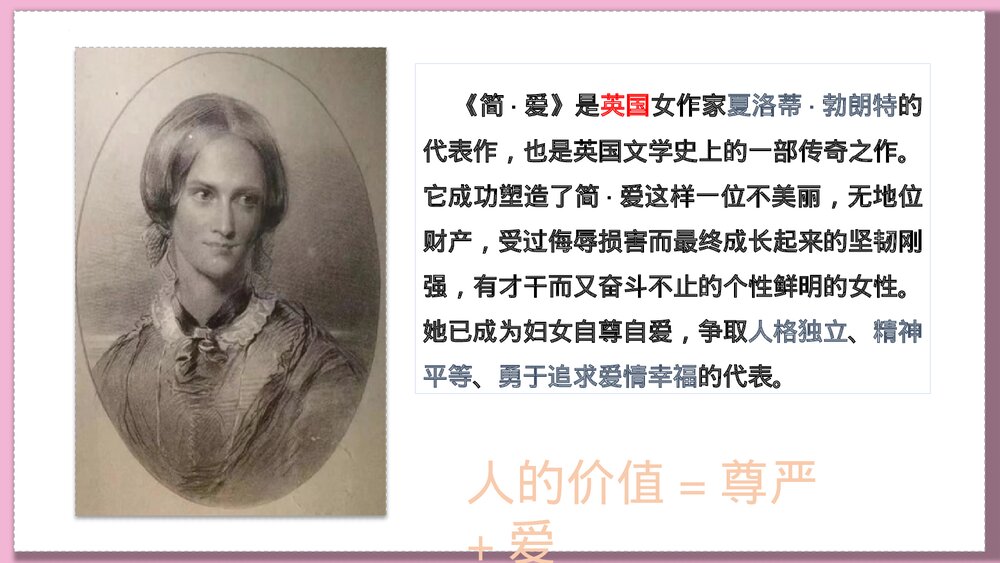 九年级语文下册《简·爱》外国小说的阅读PPT课件下载4