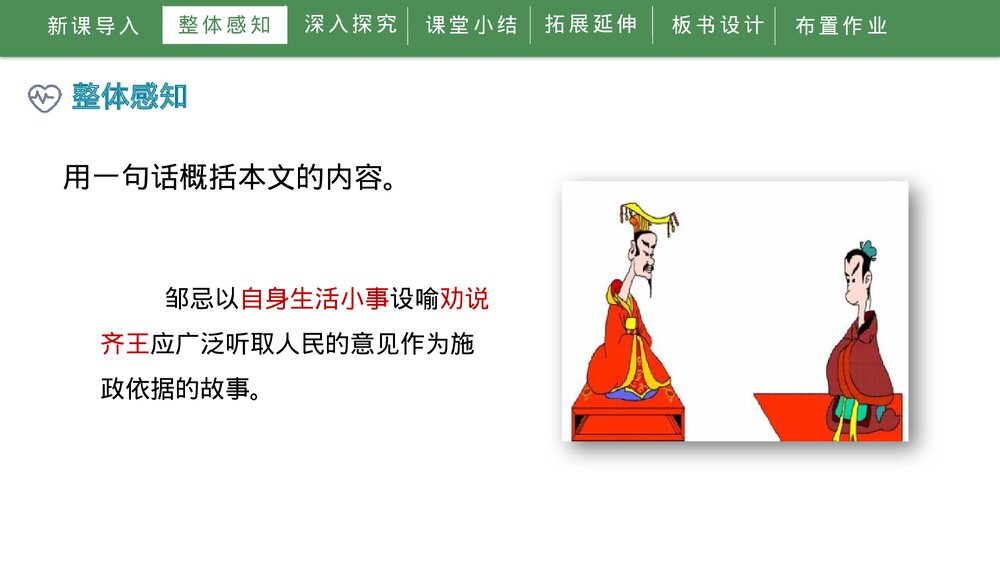 《邹忌讽齐王纳谏》人教部编版初中语文九年级下册PPT课件下载10