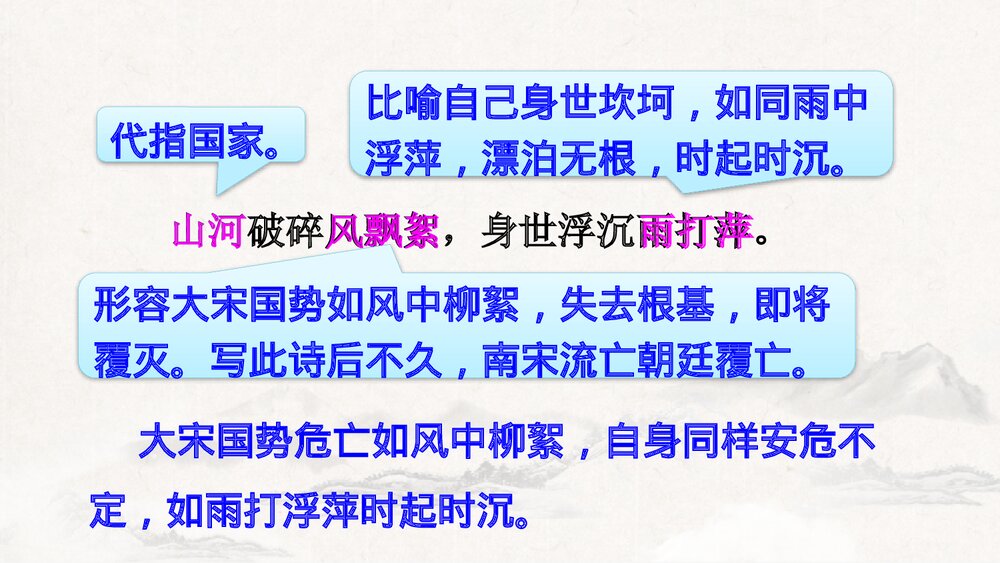 九年级语文下册部编版《过零丁洋》PPT教学课件7