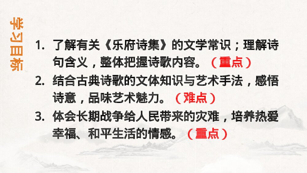 九年级语文下册《十五从军征》PPT课件下载2