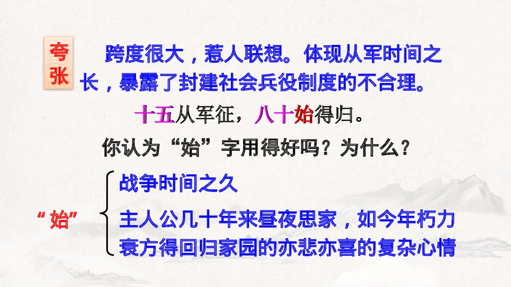 九年级语文下册《十五从军征》PPT课件下载8