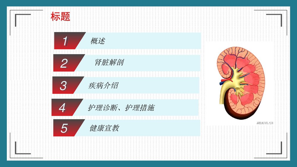 慢性肾脏病的护理健康宣教PPT课件2