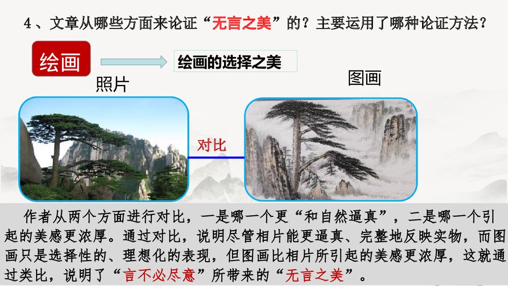 《无言之美》九年级语文下册PPT课件下载9