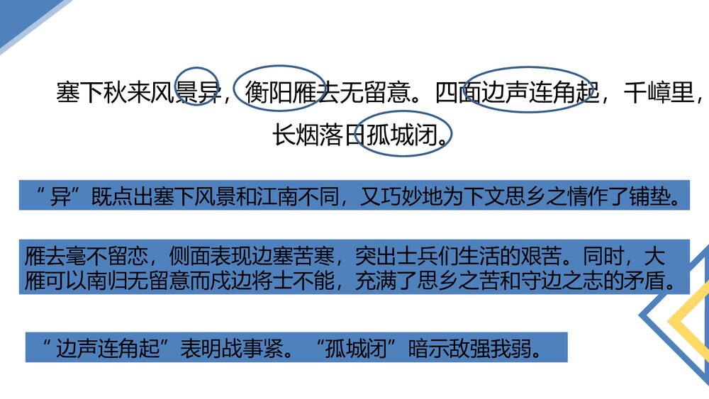 《渔家傲·秋思》词四首·部编版九年级语文下册PPT课件8