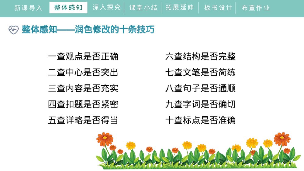 人教部编版初中语文九年级下册《写作：修改润色》PPT教学课件9