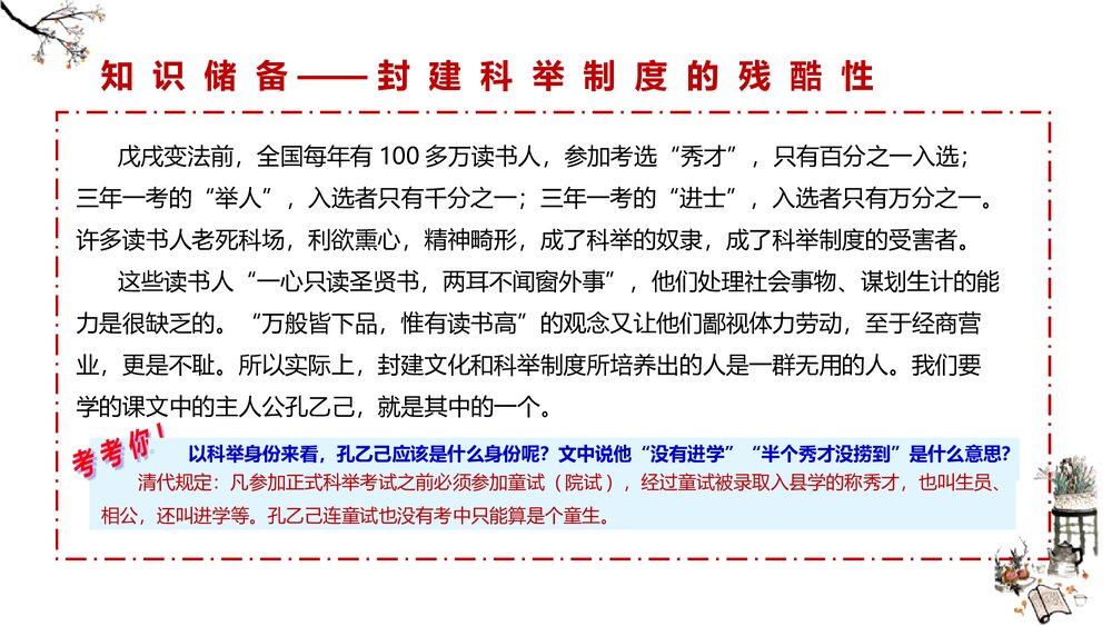 《孔乙己》部编版九年级语文下册PPT课件下载6