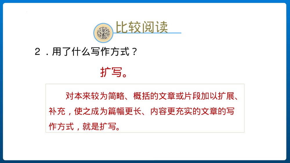 《学习扩写》部编版九年级语文下册PPT课件7