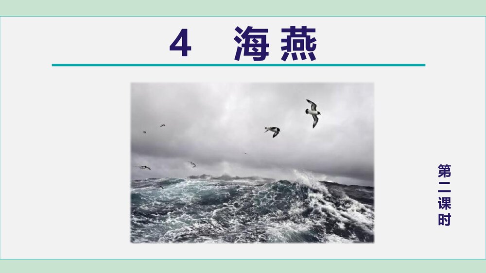 《海燕》部编版九年级语文下册PPT课件(第2课时)1