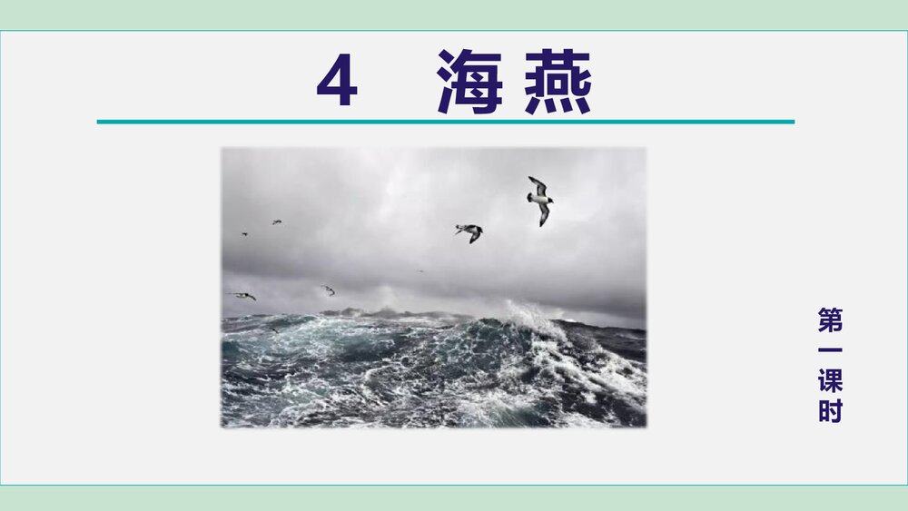 《海燕》部编版九年级语文下册PPT课件(第1课时)1