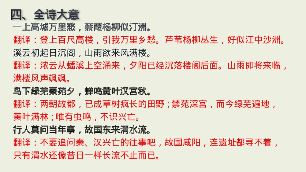 课外古诗词诵读《咸阳城东楼》九年级语文上册PPT课件下载6