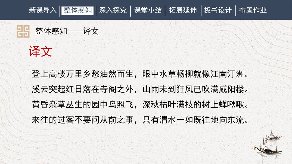 课外古诗词诵读《咸阳城东楼》部编版九年级语文上册PPT课件8