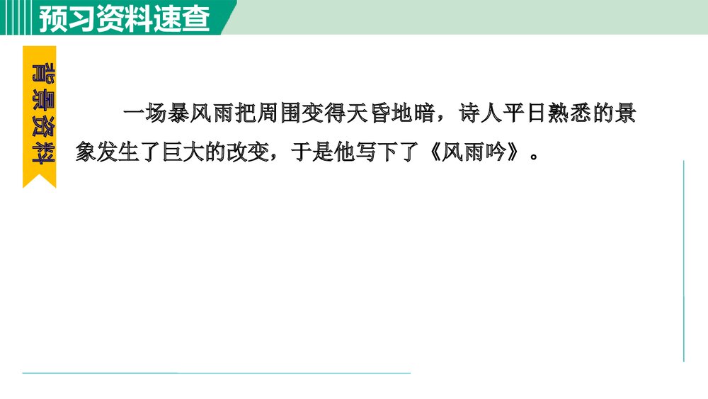 九年级语文下册部编版《风雨吟》PPT教学课件7
