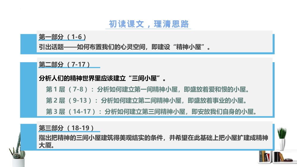 《精神的三间小屋》九年级语文上册PPT课件下载9