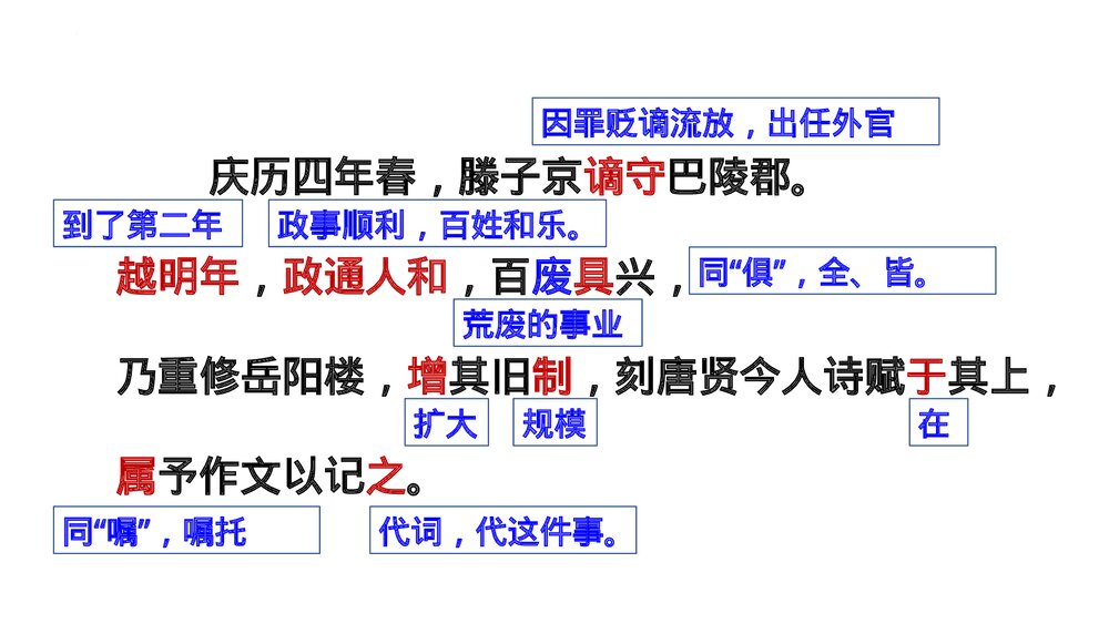 九年级语文上册《岳阳楼记》PPT课件下载7