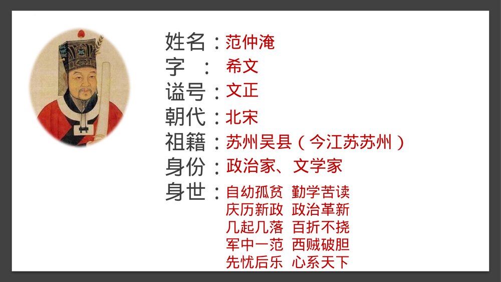 《岳阳楼记》部编版九年级语文上册PPT教学课件4