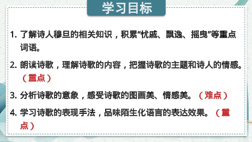 九年级语文上册《我看》PPT教学课件3