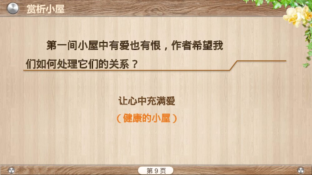 九年级部编版语文上册《精神的三间小屋》PPT教学课件9