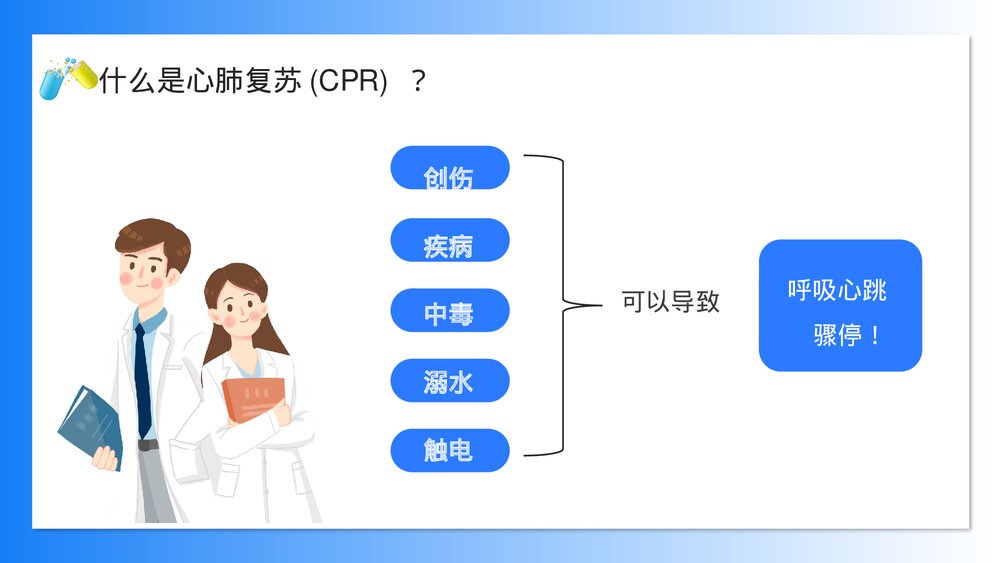 单人徒手心肺复苏术培训PPT课件下载7