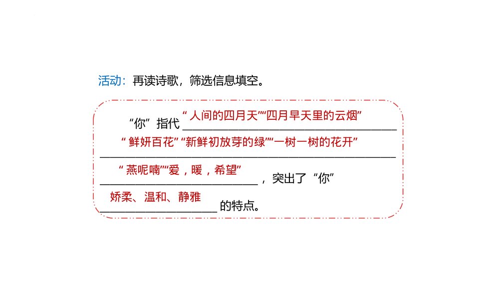 九年级语文上册《你是人间的四月天》PPT教学课件9