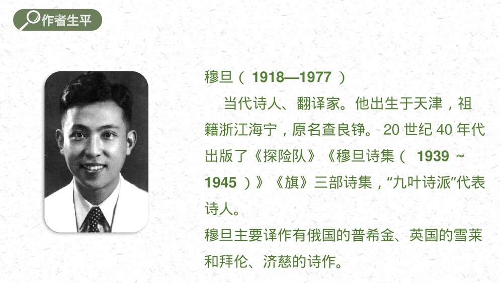 《我看》部编版九年级语文上册PPT教学课件3