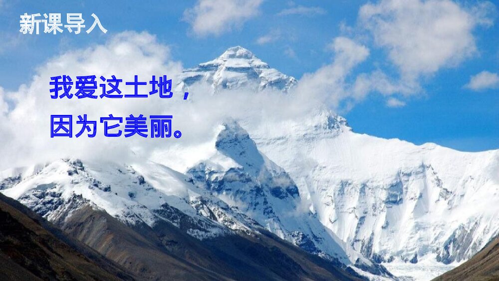 九年级语文上册《我爱这土地》PPT教学课件2