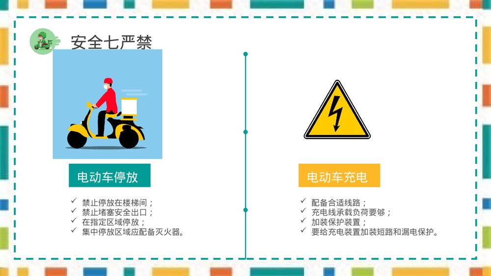 电瓶车电动车充电用电安全防火知识宣传演讲PPT课件6