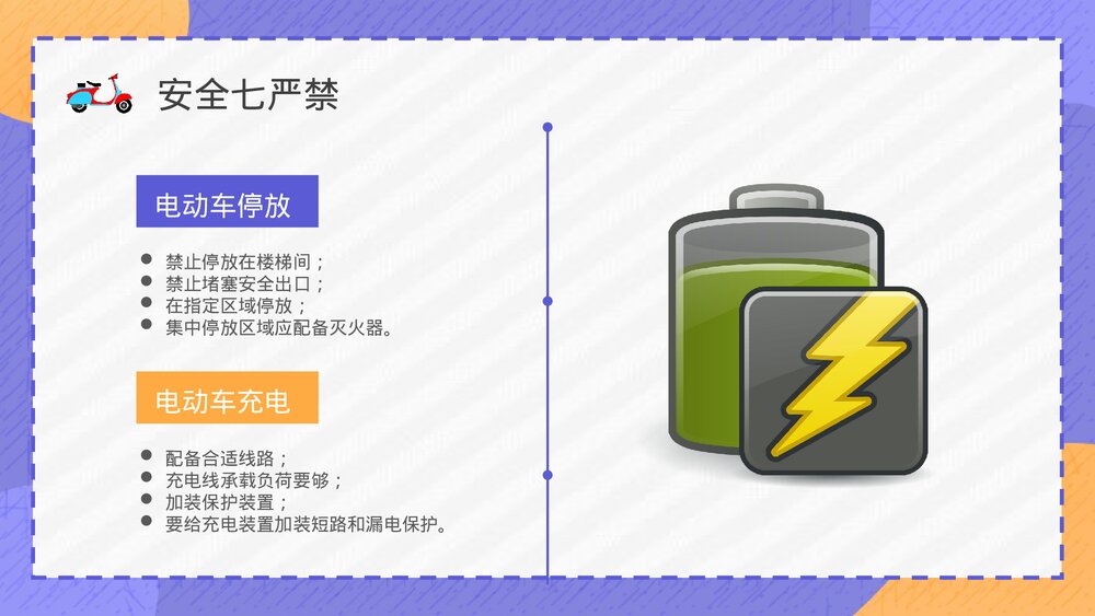 居民电动车电瓶车消防安全知识宣传活动方案PPT课件6