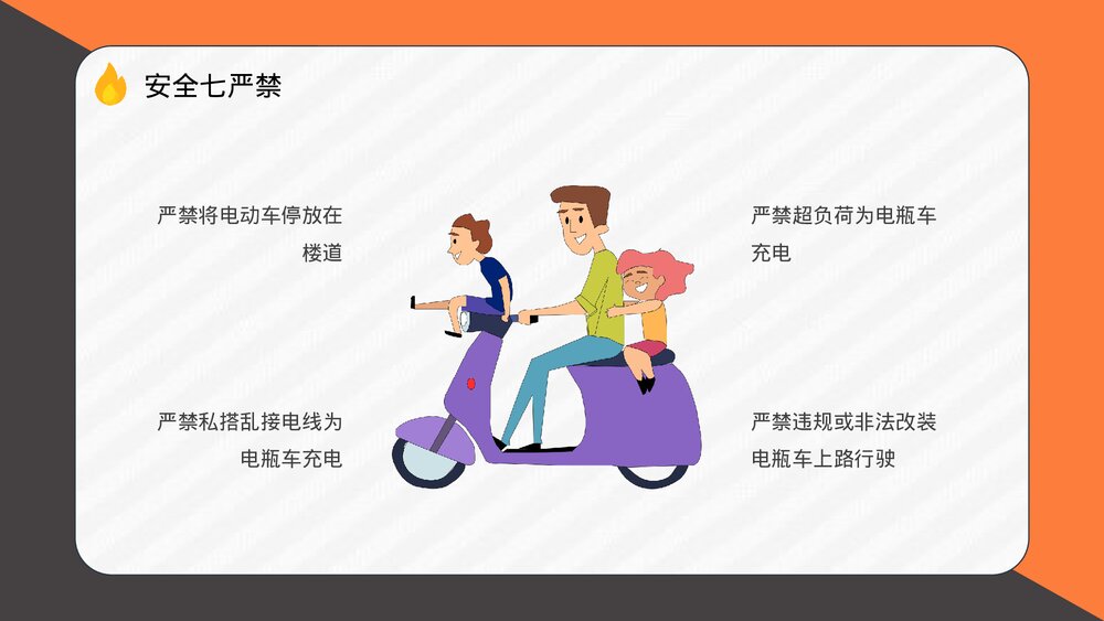 居民电瓶车电动车充电用电安全防火知识宣传演讲PPT课件5