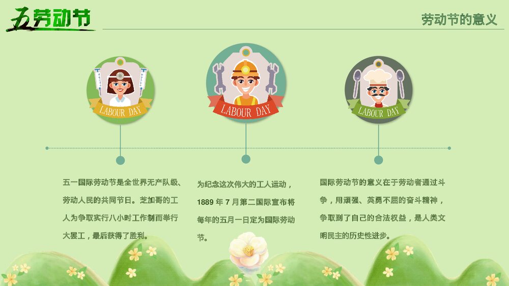 五一劳动节劳动人民的节日PPT课件下载5