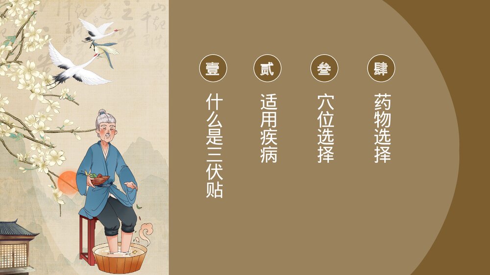 中医养生乃健康之道三伏贴敷操作与准备PPT课件下载2