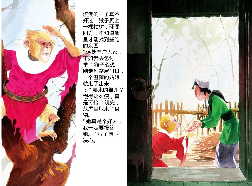 幼儿园小学生儿童十二生肖《猴》绘本故事ppt课件9