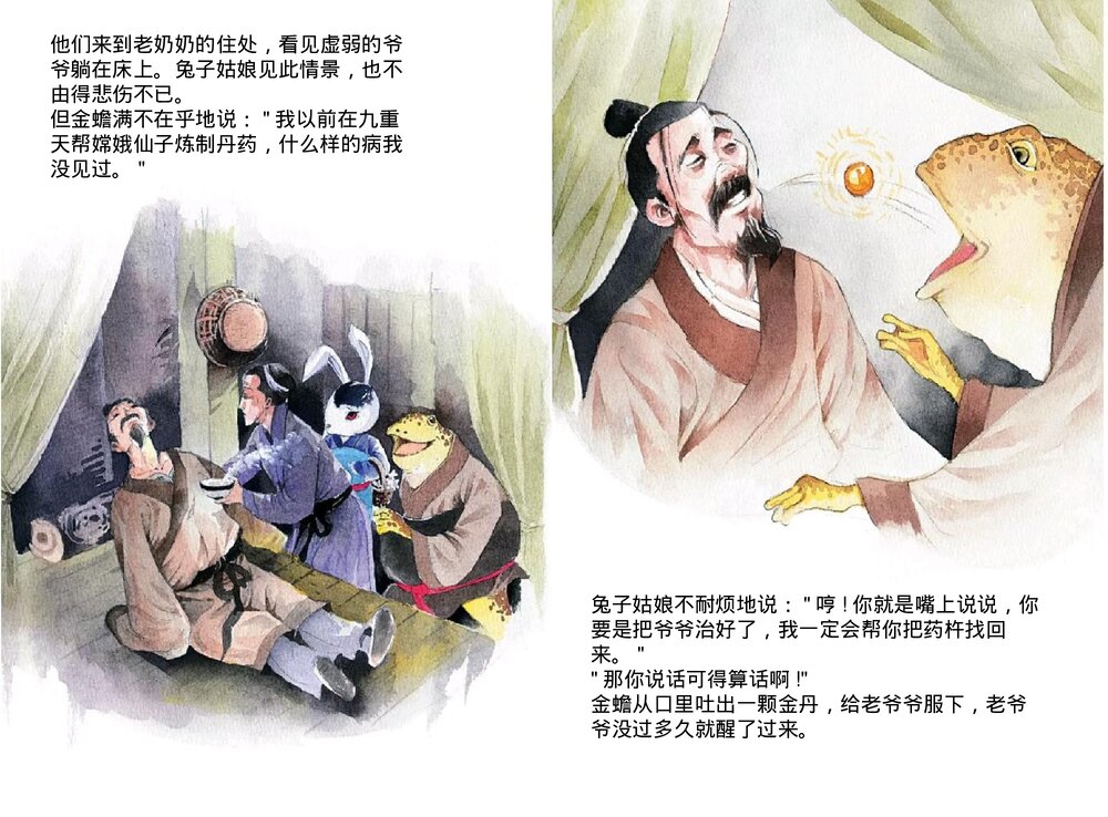 幼儿园小学生儿童十二生肖《兔》绘本故事ppt课件6