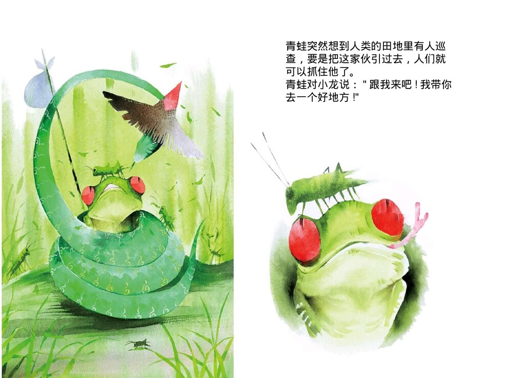 幼儿园小学生儿童十二生肖《蛇》绘本故事ppt课件4