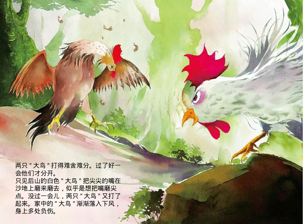 幼儿园小学生儿童十二生肖《鸡》绘本故事ppt课件6