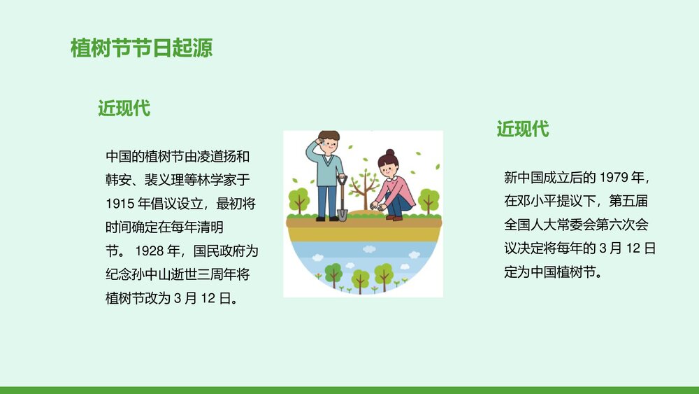 《植树节》主题班会PPT课件下载6