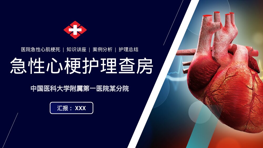 急性心梗护理查房PPT课件下载1